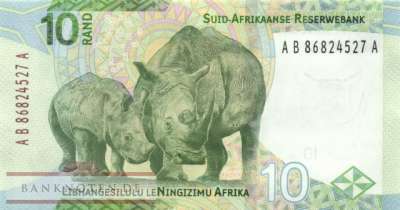 Südafrika - 10  Rand (#148a_UNC)