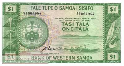 Samoa - 1  Tala - offizieller Nachdruck (#016r_UNC)
