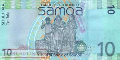 Samoa - 10  Tala (#039b_UNC)