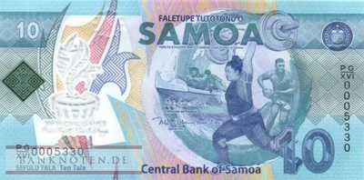 Samoa - 10  Tala (#045_UNC)