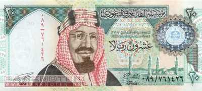 Saudi Arabien - 20  Riyals (#027_UNC)