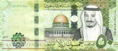 Saudi Arabien - 50  Riyals (#040b_UNC)