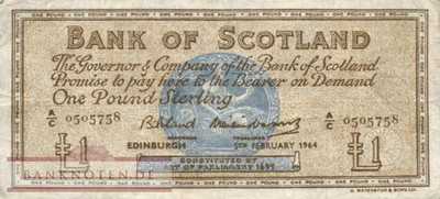 Schottland - 1  Pound (#102a-64_F)