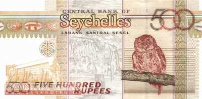 Seychellen - 500  Rupees (#041_UNC)