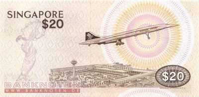 Singapur - 20  Dollars (#012_UNC)