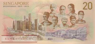 Singapur - 20  Dollars - Gedenkbanknote (#063_UNC)