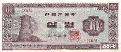 Korea, South - 10  Won (#033e_XF)