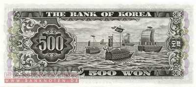 Südkorea - 500  Won (#039a_UNC)