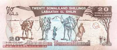 Somaliland - 20  Shillings (#003b_UNC)
