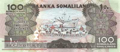 Somaliland - 100  Shillings (#005d_UNC)