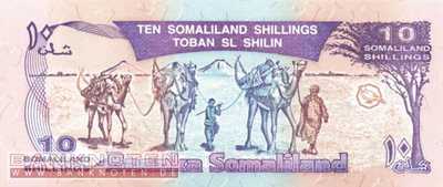 Somaliland - 10  Shillings (#015_UNC)