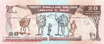 Somaliland - 20  Shillings (#016_UNC)