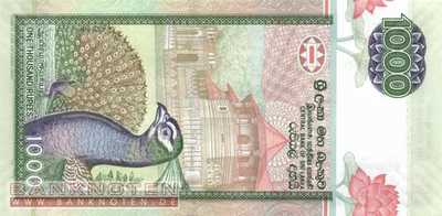 Sri Lanka - 1.000  Rupees (#120d_UNC)