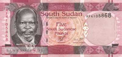 Südsudan - 5  Pounds (#006_UNC)