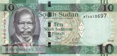Südsudan - 10  Pounds (#012b_UNC)