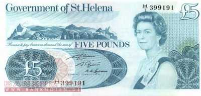 St. Helena - 5  Pounds (#007b_UNC)