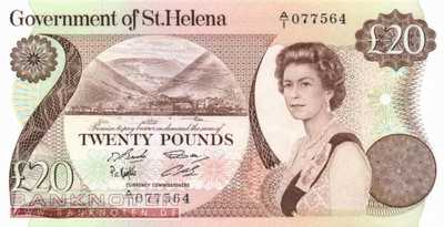 St. Helena - 20  Pounds (#010a_UNC)