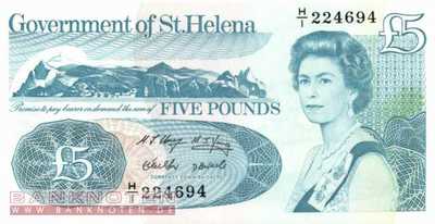 St. Helena - 5  Pounds (#011a_UNC)