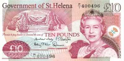 St. Helena - 10  Pounds (#012b_UNC)