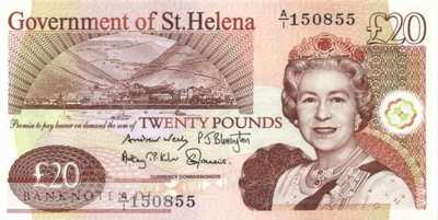 St. Helena - 20  Pounds (#013b_UNC)