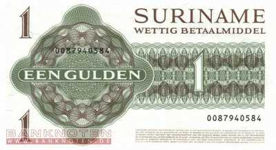 Surinam - 1  Gulden (#116i_UNC)