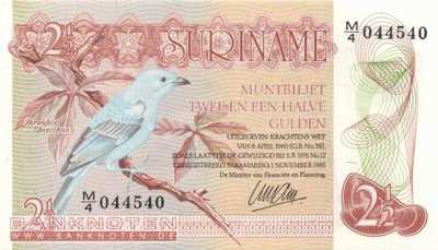 Surinam - 2 1/2  Gulden (#119a_UNC)