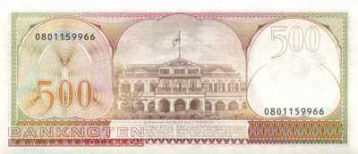 Surinam - 500 Gulden (#129_UNC)