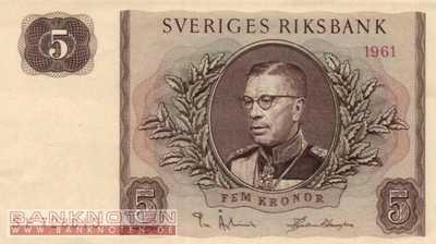 Schweden - 5  Kronor (#042f_UNC)