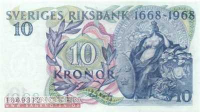 Schweden - 10  Kronor (#056a_UNC)