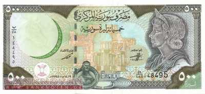 Syria - 500  Pounds (#110c_UNC)