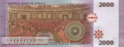 Syrien - 2.000  Pounds - Assad (#117d_UNC)