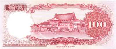 Taiwan - 100  Yüan (#1989_UNC)