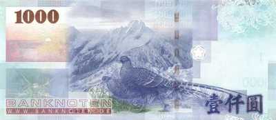 Taiwan - 1.000  Yüan (#1997_UNC)