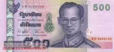 Thailand - 500  Baht (#107-U74_UNC)