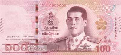Thailand - 100  Baht (#137b-U87_UNC)