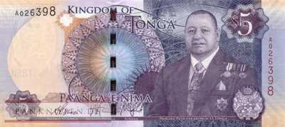 Tonga - 5  Pa anga (#045_UNC)