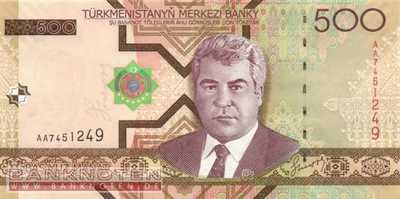 Turkmenistan - 500 Manat (#019_UNC)