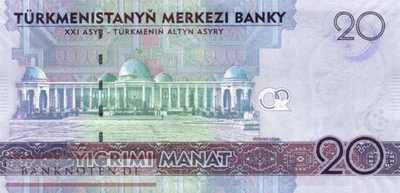Turkmenistan - 20  Manat (#032_UNC)