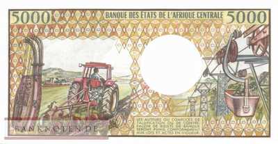 Tschad - 5.000  Francs (#011_AU)