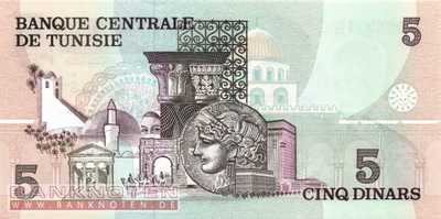 Tunesien - 5 Dinar (#071_UNC)
