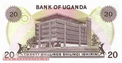 Uganda - 20  Shillings (#007c_UNC)