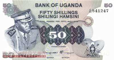 Uganda - 50  Shillings (#008c_UNC)