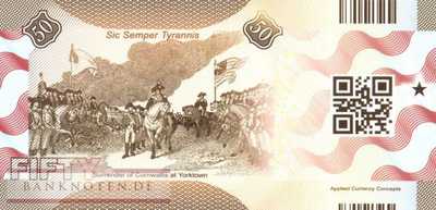USA - Virginia - 50  Dollars - Fantasiebanknote - Polymer (#1010_UNC)