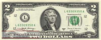 USA - 2  Dollar (#545-I_UNC)