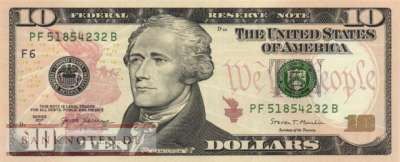 USA - 10  Dollars (#545Ba-F_UNC)