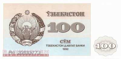 Usbekistan - 100  Sum (#067a_UNC)
