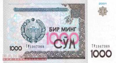 Usbekistan - 1.000  Sum (#082_UNC)