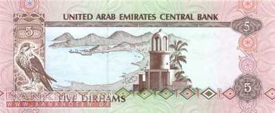 Unites Arab Emirates - 5 Dirhams (#007a_UNC)