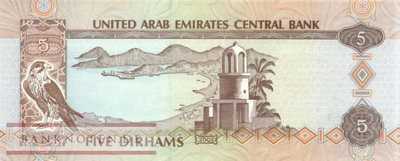 Vereinigte Arabische Emirate - 5  Dirhams (#019d_UNC)