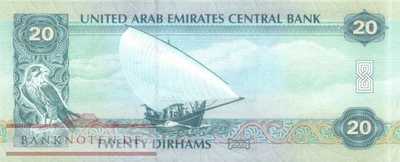 Unites Arab Emirates - 20  Dirhams (#021b_UNC)